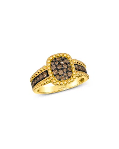 Le Vian Chocolatier Chocolate Diamond (5/8 Ct. T.w.) Ring In 14k Honey Gold In Yellow Gold