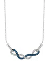 Le Vian Escape 14k 0.64 Ct. Tw. Diamond & Sapphire Necklace