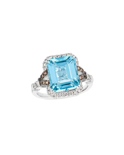 Le Vian ® Escape 14k 6.17 Ct. Tw. Diamond & Topaz Ring In Blue