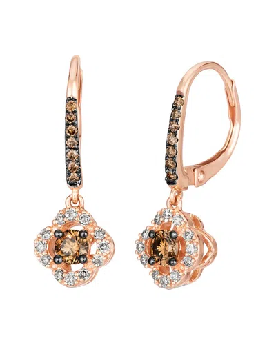 Le Vian ® Euphoria Chocolate 14k 0.02 Ct. Tw. Diamond Earrings In Pink