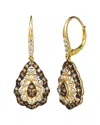 Le Vian ® Euphoria Chocolate 14k 0.04 Ct. Tw. Diamond Earrings
