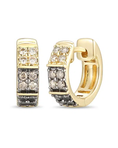 Le Vian Euphoria Chocolate 14k 0.11 Ct. Tw. Diamond Earrings In Gold