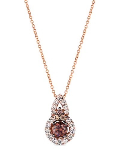 Le Vian Euphoria Chocolate 14k 0.13 Ct. Tw. Diamond Pendant In Gold