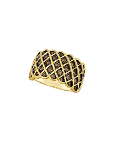 Le Vian Euphoria Chocolate 14k 0.13 Ct. Tw. Diamond Ring In Gold