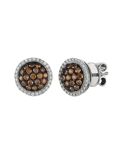 Le Vian ® Euphoria Chocolate 14k 0.15 Ct. Tw. Diamond Earrings In Metallic