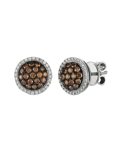 Le Vian Euphoria Chocolate 14k 0.15 Ct. Tw. Diamond Earrings In Brown