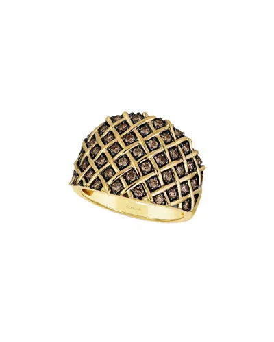 Le Vian Euphoria Chocolate 14k 0.18 Ct. Tw. Diamond Ring In Gold