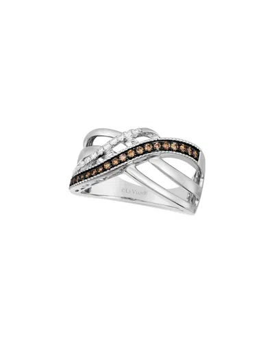 Le Vian Euphoria Chocolate 14k 0.22 Ct. Tw. Diamond Ring In Metallic