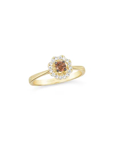 Le Vian ® Euphoria Chocolate 14k 0.32 Ct. Tw. Diamond Half-eternity Ring In Gold