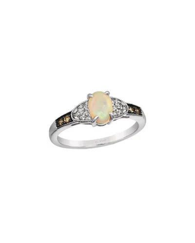 Le Vian Euphoria Chocolate 14k 0.62 Ct. Tw. Diamond & Opal Ring In Neutral