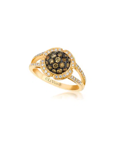 Le Vian ® Euphoria Chocolate 14k 0.73 Ct. Tw. Diamond Half-eternity Ring In Gold