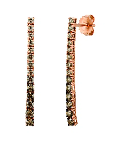 Le Vian ® Euphoria Chocolate 14k 1.17 Ct. Tw. Diamond Earrings In Gold