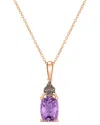 Le Vian ® Euphoria Chocolate 14k 1.23 Ct. Tw. Diamond & Amethyst Pendant