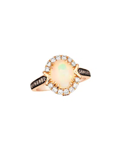 Le Vian ® Euphoria Chocolate 14k 1.33 Ct. Tw. Diamond & Opal Ring In Gold