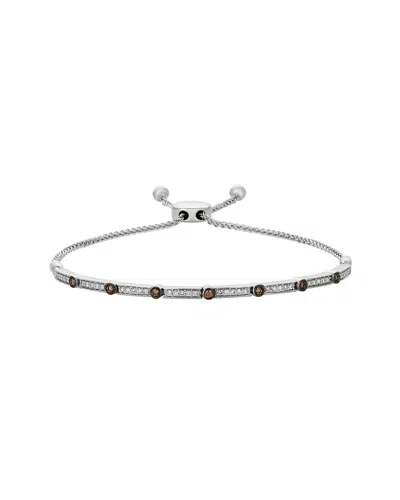 Le Vian Euphoria Chocolate 14k 5.13 Ct. Tw. Diamond Bolo Bracelet In Metallic