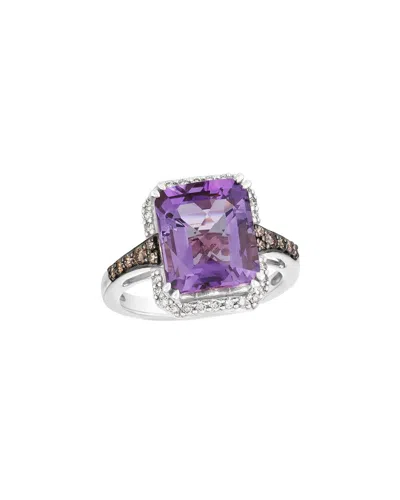 Le Vian ® Euphoria Chocolate 14k 5.23 Ct. Tw. Diamond & Amethyst Ring In Purple