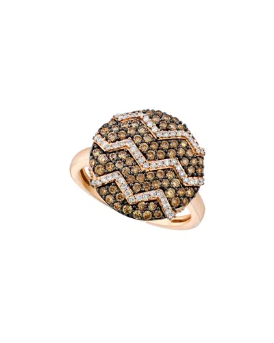Le Vian Euphoria Chocolate 14k Diamond Ring In Gold