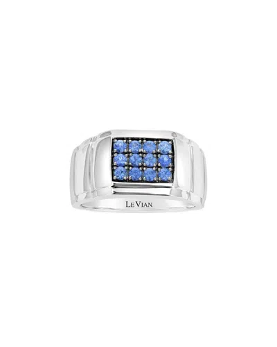 Le Vian ® For Him 14k 0.73 Ct. Tw. Sapphire Ring In Metallic