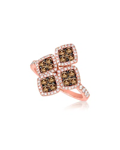 Le Vian ® Geometric 14k Rose Gold 1.14 Ct. Tw. Diamond Half-eternity Ring