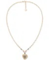 Le Vian Godiva X  Diamond Heart Pendant Necklace (3/4 Ct. T.w.) In 14k Yellow Gold, 17" + 2" Extender In Honey Gold