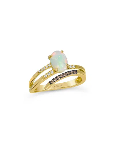 Le Vian ® Good Karma 14k 0.71 Ct. Tw. Diamond & Opal Cocktail Ring In Multi