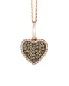 Le Vian Grand Sample Sale 14k Strawberry Gold 0.34 Ct. Tw. Diamond Pendant Necklace