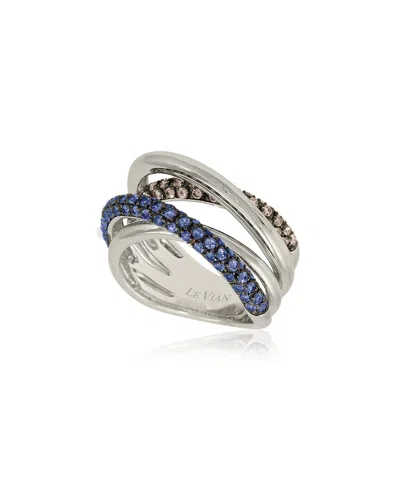 Le Vian Grand Sample Sale 14k Vanilla Gold 1.32 Ct. Tw. Diamond & Sapphire Ring