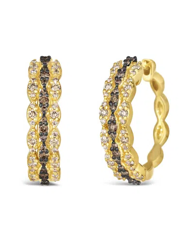 Le Vian ® Honey And Chocolate 14k 0.84 Ct. Tw. Diamond Earrings In Gold