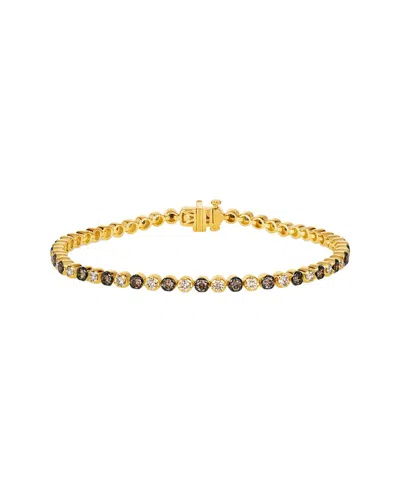 Le Vian ® Honey & Chocolate 14k 2.37 Ct. Tw. Diamond Tennis Bracelet