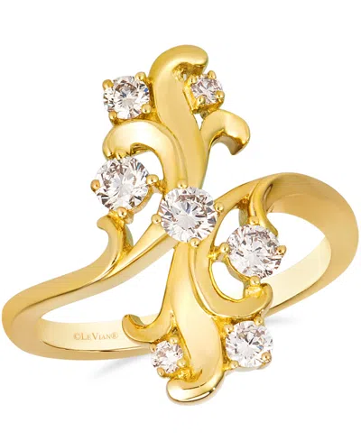 Le Vian Honey Gold Round Diamond Ring (0.54 Ct. T.w.) In 14k Yellow Gold In White