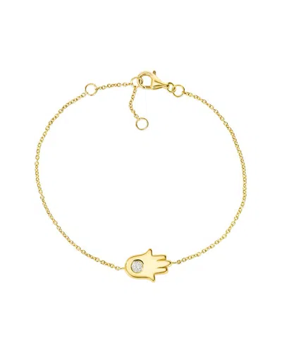 Le Vian ® Jewish Symbols 14k 0.10 Ct. Tw. Diamond Bracelet In Gold
