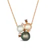 Le Vian Ladies Adjustable Necklaces Set In 14k Strawberry Gold In Pink/rose Gold Tone/gold Tone