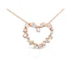 Le Vian Ladies  Baguette Frenzy Necklaces Set In 14k Strawberry Gold In Pink/rose Gold Tone/gold Tone