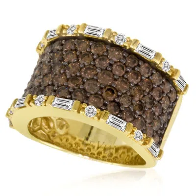 Le Vian Ladies Band Rings Set In 14k Honey Gold In Yellow