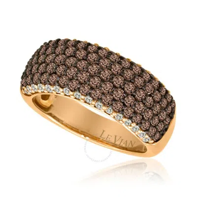 Le Vian Ladies Band Rings Set In 14k Strawberry Gold In Pink/rose Gold Tone/gold Tone
