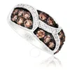 Le Vian Ladies Band Rings Set In 14k Vanilla Gold In White