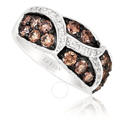 Le Vian Ladies Band Rings Set In 14k Vanilla Gold In White