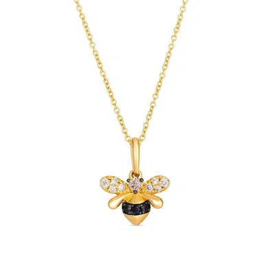 Le Vian Ladies Bee Positivity Necklaces Set In 14k Honey Gold
