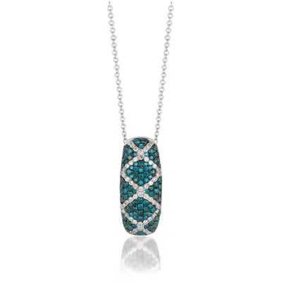 Le Vian Ladies Blueberry Diamond Necklaces Set In 14k Vanilla Gold In White
