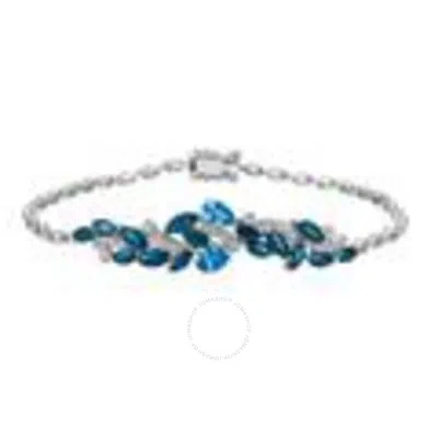 Le Vian Ladies Blueberry Sapphire Bracelets Set In 14k Vanilla Gold In White
