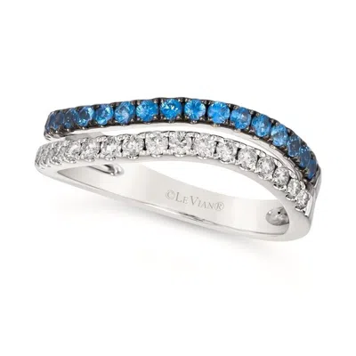 Le Vian Ladies Blueberry Sapphire Collection Rings Set In 14k Vanilla Gold