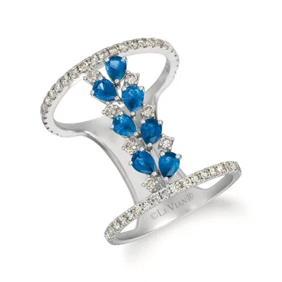 Le Vian Ladies Blueberry Sapphire Collection Rings Set In 14k Vanilla Gold In Neutral