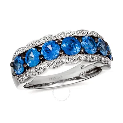 Le Vian Ladies Blueberry Sapphire Collection Rings Set In 14k Vanilla Gold In White