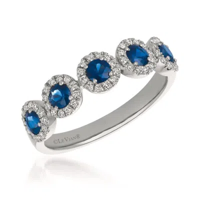 Le Vian Ladies Blueberry Sapphire Rings Set In 14k Vanilla Gold Trcg 78 In ["white"]