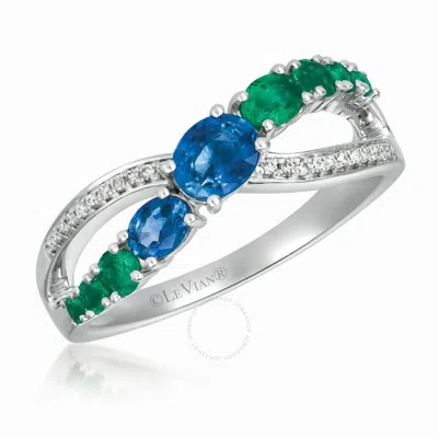 Le Vian Ladies Blueberry Sapphire Rings Set In 14k Vanilla Gold In White