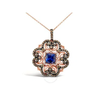 Le Vian Ladies Blueberry Tanzanite Pendant In 14k Strawberry Gold In Pink/rose Gold Tone/gold Tone
