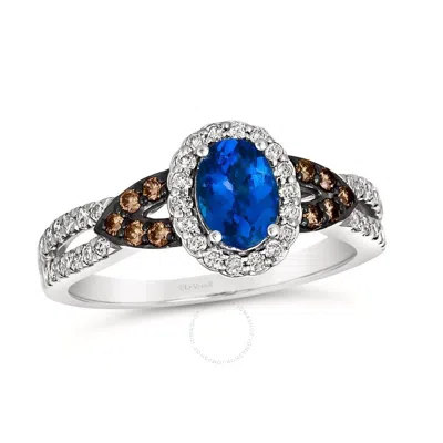 Le Vian Ladies Blueberry Tanzanite Rings Set In 14k Vanilla Gold In Metallic