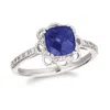 Le Vian Ladies Blueberry Tanzanite Rings Set In 14k Vanilla Gold In Brown