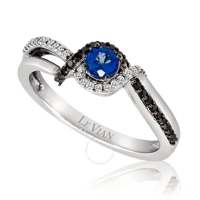 Le Vian Ladies Blueberry Tanzanite Rings Set In 14k Vanilla Gold In White