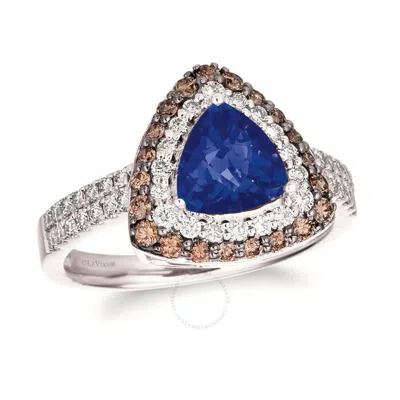 Le Vian Ladies Blueberry Tanzanite Rings Set In 14k Vanilla Gold In White